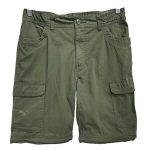 Boy Scouts of America Youth Switchback Cargo Shorts ONLY Olive Green SZ 16 READ